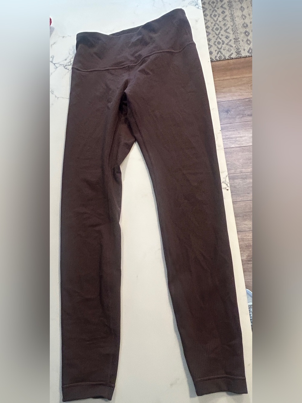 Lululemon High Rise Ribbed Active Leggings - Size 8